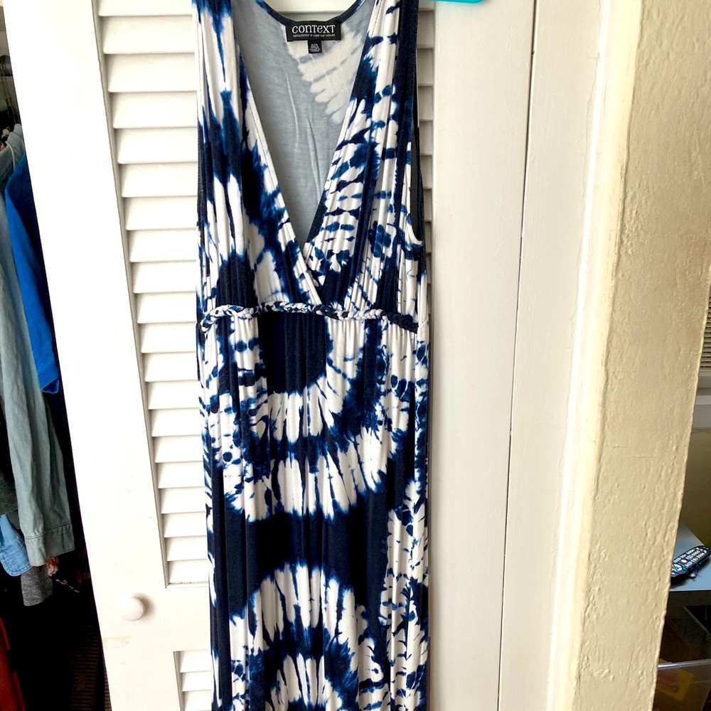Tie dye maxi dress!